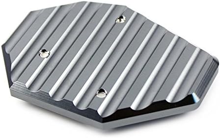 Miniatura 6 de Motocicleta Aluminio Side Kick Stand Función atril placa de soporte pie almohadillas para orejas para 20132015Yamaha FZ-07MT-07fz07MT07FZ MT