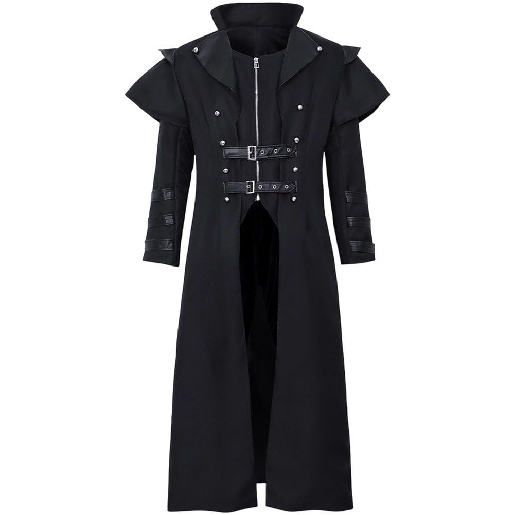 Style Médiéval Gothique Victorien Manteau Vintage pour Cosplay Réussi