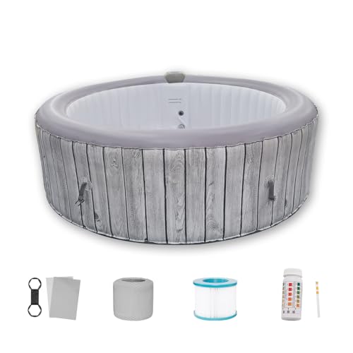 Spa Gonflable Carré 82" 4-6 Personnes