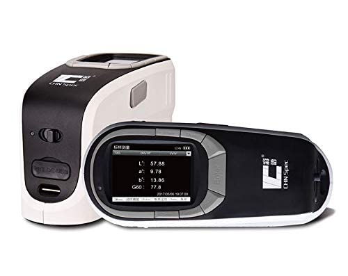 Portable Spectrophotometer Colorimeter for 60 Degree Luster Gloss Meter Color Meter Simultaneous Measurement with 45/0 Geometry 11mm Aperture