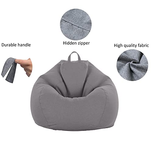 Sitzsack-Sesselbezug (Ohne Füllung), Extra Große Sitzsack Stuhlbezug Sitzsack Hülle Abnehmbare Waschbar Für Kinder Und… – Bild 3