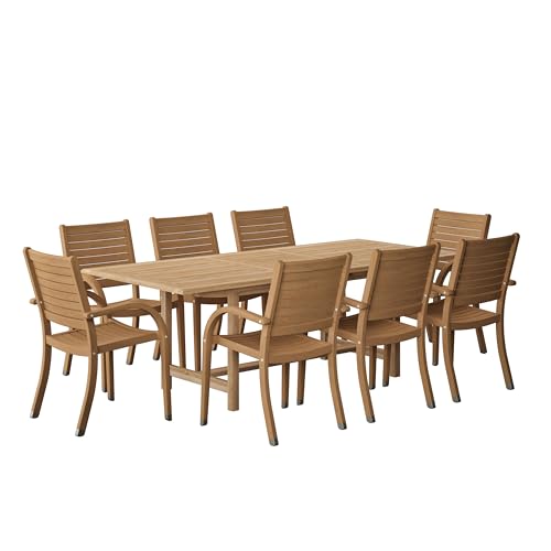 Urban Elements Mykonos 9-Piece Teak Set