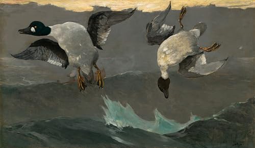 Tableau Toile Winslow Homer Affiches d'Art Peinture Décorative Décoration Murale 60x90