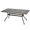 Christopher Knight Home Yamilet Outdoor Dining Table Hammered Bronze