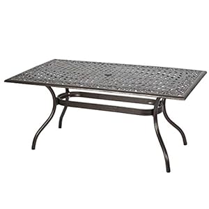 Christopher Knight Home Yamilet Outdoor Dining Table Hammered Bronze