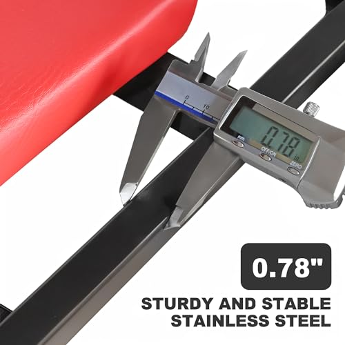 Image of Big RED 36 inch Rolling Foldable Automotive Creeper， Car Creeper, 2-in-1 Garage Shop Creeper for Auto Repair, 300 Lbs Capacity, Red，TAM6505RR Torin