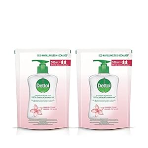 Dettol Gel Pump Jasmine – navulverpakking – 2 x 500 ml