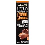 Lindt Hello Caramel Brownie Chocolate Bar - 100g