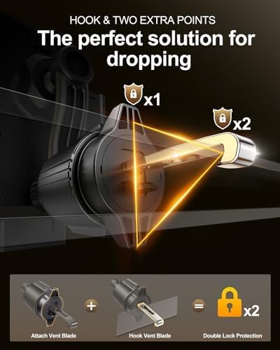 Miniatura 4 de Soportes de teléfono para tu automóvil nunca bloquean Soporte universal para teléfono de coche, manos libres, soporte para teléfono para automóvil,