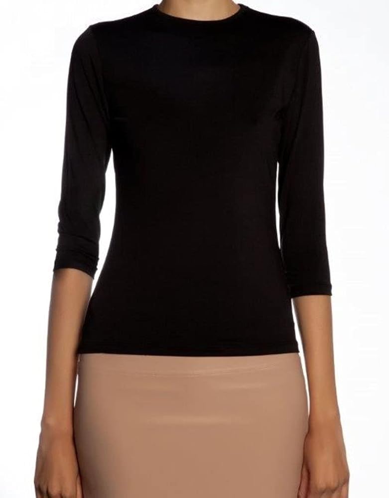 【kiki】 KIKI RIKI Womens 3/4 Sleeve Nylon Shell - 17324 - Black, X