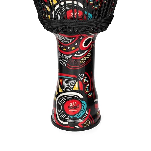 Djembé en corde Percussion Plus Carnival de 30,5 cm pour rythmes authentiques