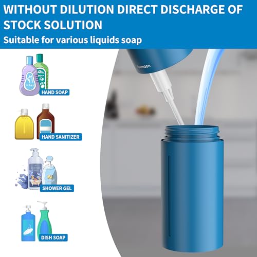 Automatic Soap Dispenser Touchless,Simple Physical Adjustment Hand Soap Dispenser,Low Battery Consumption Dish Soap Dispenser Kitchen Bathroom,Hands Free Auto Soap Dispenser - Image 4
