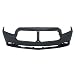 MBI AUTO - Primered, Front Bumper Cover Fascia for 2011-2014 Dodge Charger W/Adaptive Cruise 11-14, CH1000993