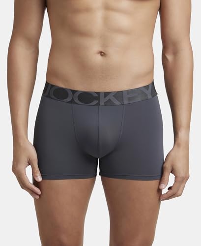 Image of Jockey IC28 Men Tactel Microfiber Elastane Stretch Solid Trunk with Moisture Move Properties (Pack of 2)