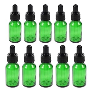 Scicalife 10Pcs Dropper Flessen Voor Essentiële Oliën Glazen Oog Druppelaars Flessen Flesje Voor Vloeistof Aromatherapie…