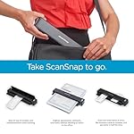 ScanSnap iX100 Wireless Mobile Portable Scanner for Mac or PC, Black - Image 2