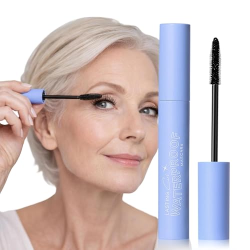 Tubing Mascara Cosmetics Natural Lengthening Volumizing Eye Makeup Waterproof & Smudge-Proof Long-Lasting No Clumping or Flaking (Rich Black)