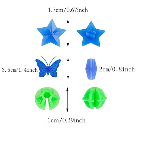 170 Pezzo Perline per Raggi Colorate per Bambini