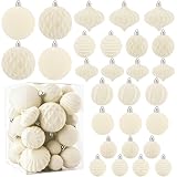 Celltestria 28PCS Velvet Christmas Balls...