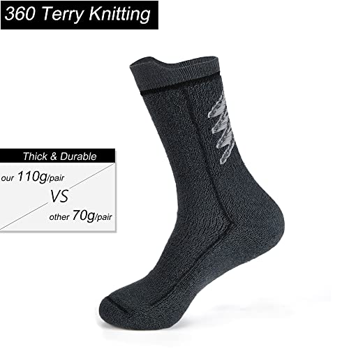 Thick Sports Sock for Men Women Terry Hiking Sock Cushioned Slipper Sock Non-slip Wool Thermal Sock Walking Skiing…3