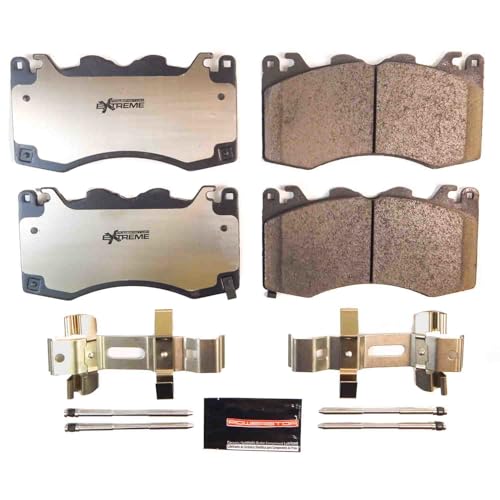 Image of PowerStop Z26 Performance Carbon Fiber Ceramic Brake Pads Front Z26-2516 | Ford Mustang 2024-25 Carbon Fiber Ceramic Brake Pads + Installation Hardware