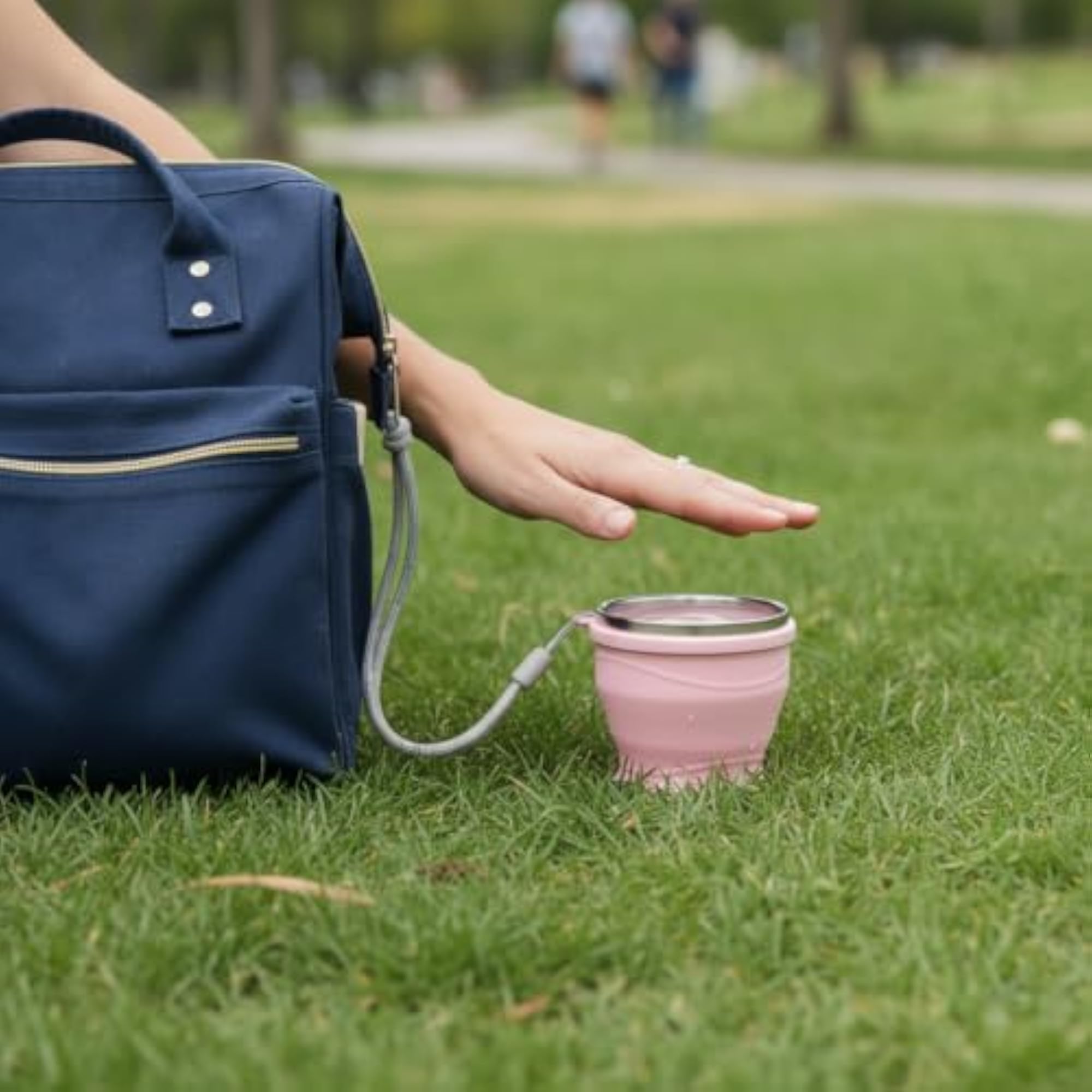 Macaron Collapsible Silicone Cup 180ml, Portable & Cute