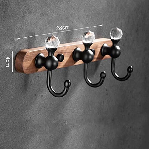 Perchero de Pared Todos los Ganchos de Cobre para Abrigos Ganchos de Pared Percheros para Pared, Ganchos de Pared Estante para baño, Dormitorio, Entrada Perchero (Color: B, Tamaño: 3 Ganchos)