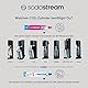 SodaStream® enso™ Premium Wassersprudler aus Edelstahl, inkl. 1 L BPA-FREIE KUNSTSTOFFFLASCHE (spülmaschinengeeignet) + Quick Conntect CO2-Zylinder, Farbe: schwarz