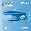 Intex Easy Set 8 ft x 24in Above Ground Pool Set, Round Inflatable Swimming Pool with 330 GPH Cartridge Filter Pump and Type H Cartridge