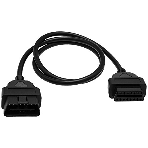 Adapter-Universe 7300 OBD 2 II Verlängerung Kabel Stecker auf Buchse 16 Pin Diagnose Interface, 1 m