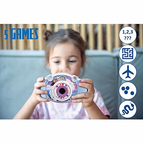 Lexibook Frozen cámara infantil 4-en-1 con foto y video miniatura 7