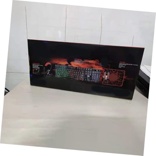 Ensemble Clavier et Souris Rétroéclairé Casque Ordinateur PC