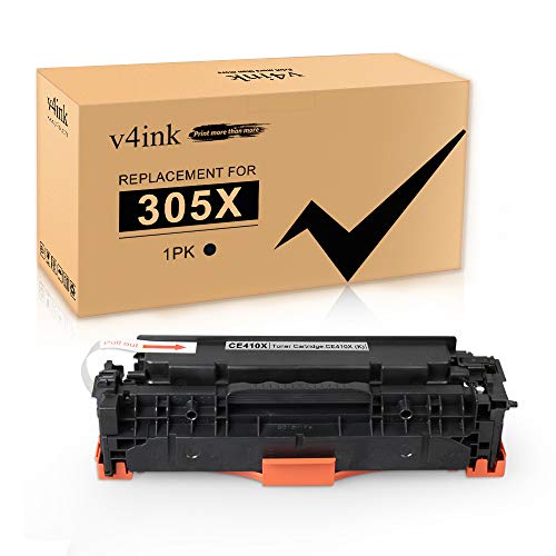 v4ink Remanufactured Toner Cartridge Replacement for HP 305X CE410X 312X 305A CE410A Toner High Yield Black Ink for HP Pro 400 MFP M476nw M475dn M475dw M451nw M451dn M451dw Pro 300 M375nw M351 Printer v4ink Remanufactured Toner Cartridge Replacement for HP 305X CE410X 312X 305A CE410A Toner High Yield Black Ink for HP Pro 400 MFP M476nw M475dn M475dw M451nw M451dn M451dw Pro 300 M375nw M351 Printer
