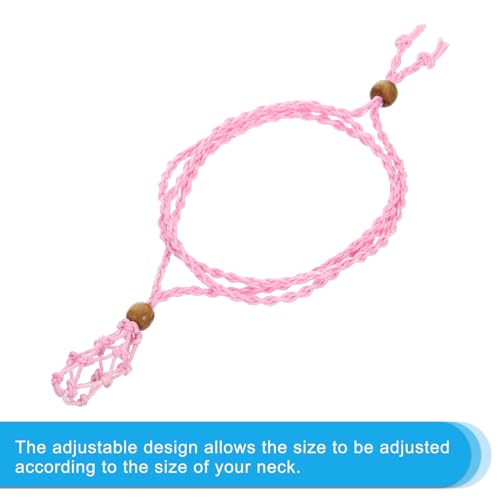 PATIKIL Empty Stone Necklace Holder, 2 Pcs Crystal Stone Holder Cage - Image 3
