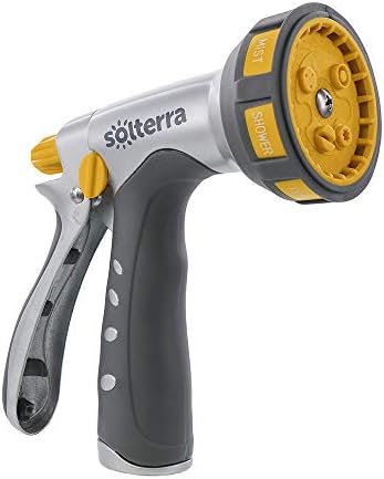 7-Pattern Garden Hose Nozzle with Rear Trigger