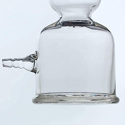 Botella de cristal de secado de torre, equipo de laboratorio químico, botella de amortiguación para laboratorio de química, capacidad de 250/500 ml