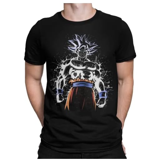 Camisetas La Colmena 4030-Dragon Ball - Ultra Instinct Splatter (albertocubatas) XL