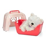 Little Live Pets My Really Real Puppy – Luna; Interaktiver Welpe; 60+ Geräusche/Reaktionen; realistisches Aussehen; 1 aus 72 Varianten; Spielset mit Transportbox; Batterien enthalten; ab 5 Jahren