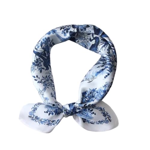 Image of ANDANTINO 100% Mulberry Silk Scarf -21 inch Square Neckerchief with Gift Packed