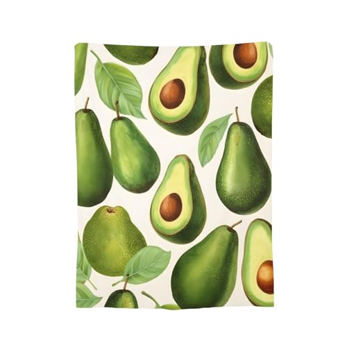 Plaid de canapé avocat Mexpekil couverture douce lit 150x125