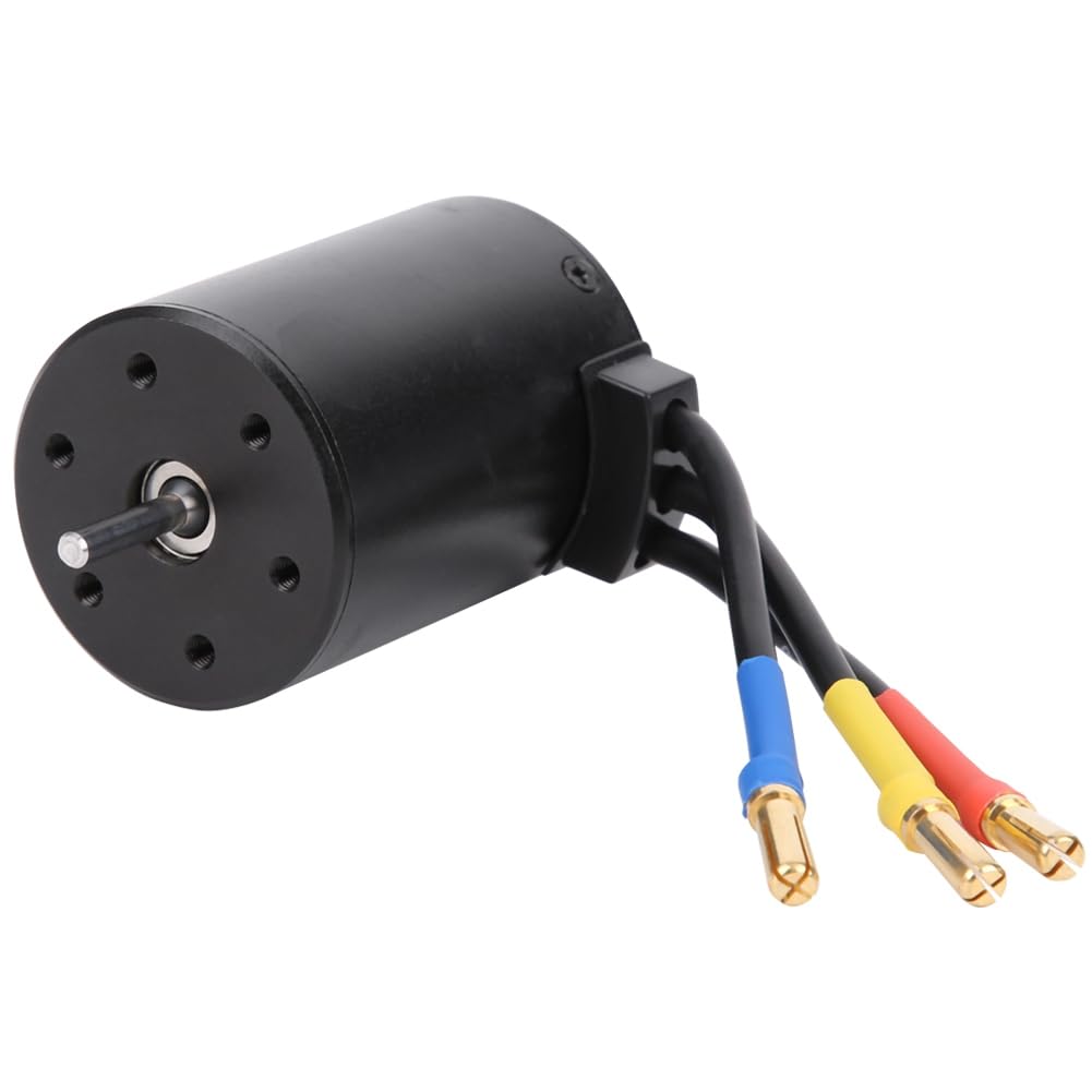 Drfeify Zestaw Silnika Bez Wodoodpornego 3650 3500 KV dla Samochodu RC 1/10, Zestaw ESC o Wysokiej Zawartości Silnika z Funkcjami Ochrony, Stopem Aluminium