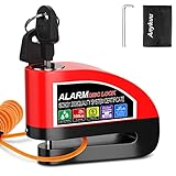【Materiale di alta qualità】Il moto bici allarme esterno è fatto di plastica spray di alta qualità, che non è solo resistente alla corrosione, resistente al taglio, resistente alle alte temperature e impermeabile, può continuare a funzionare anche nei giorni di pioggia. Viene fornito con una borsa di stoccaggio impermeabile e uno strumento di smontaggio per una facile sostituzione della batteria