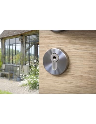 Cilindro Europeo A Pomolo Cobra 2+ 33Btx33Mm Nichelato, Antiscasso, Antitrapano, 4 Chiavi Ergonomiche - Thirard - 5