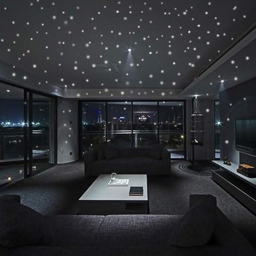 Pegatinas adhesivas de puntos luminosos para pared miniatura 3