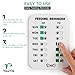 YAUYIK Dog Feeding Reminder, Magnetic Reminder Sticker, AM/PM Daily Indication Chart Feed Your Pets, Fridge Magnets and Double Sided Tape, Helps You to Track Pet Feeding & Medication (White)
