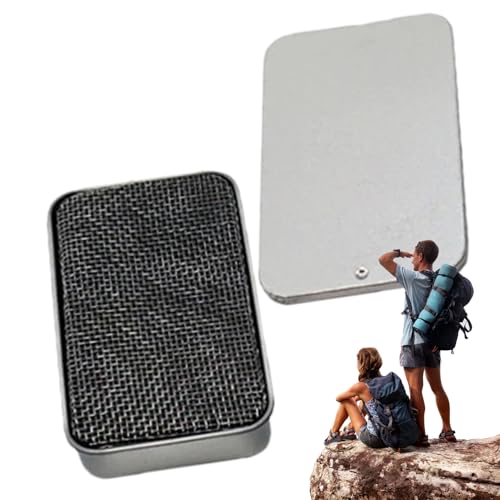 Hornillo de camping, estufa de camping, horno ligero – Estufa para combustibles sólidos, estufa de cocina, quemador de acero inoxidable para senderismo, excursiones, excursiones nocturnas