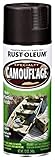 Rust-Oleum 1916830 Specialty Camouflage Spray Paint, 12 oz, Black