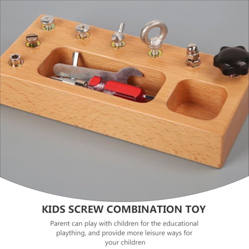 Combiné à vis en bois pour Noël le cadeau d'éveil idéal et durable - 6