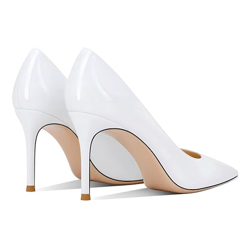 Image of Women's Pointed Toe Stiletto High Heel Pumps 3.15IN Slip-On Party Wedding Evening Shoes