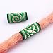 Lurrose 12 piezas dreadlock beads puños para el cabello tela hueca trenza...